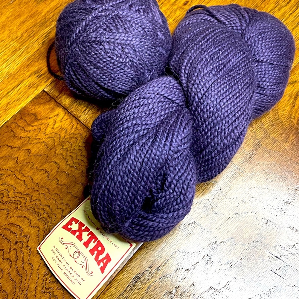 Blue Sky Fibers - EXTRA - baby alpaca & fine merino yarn - Nocturne ( 2 hanks )